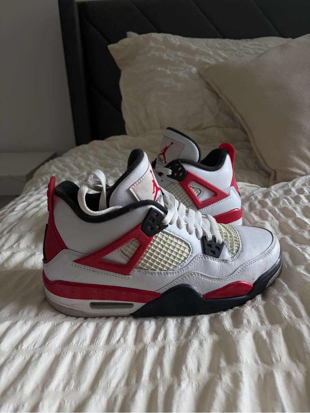 Nike Kids' Sneakers in White, Red & Black